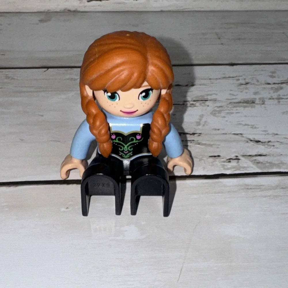 Lego Duplo Anna Princess Disney Frozen Minifig Figure Red Headed Girl Braids